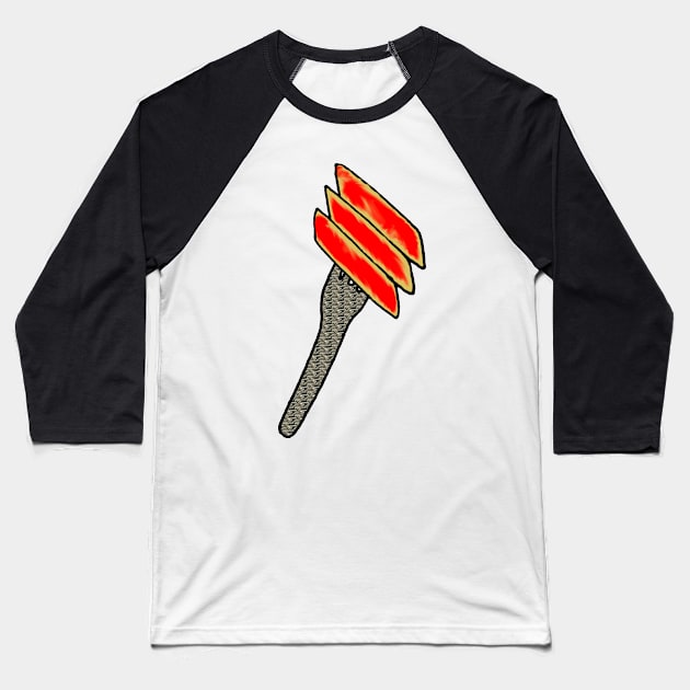 Pasta Baseball T-Shirt by jhsells98